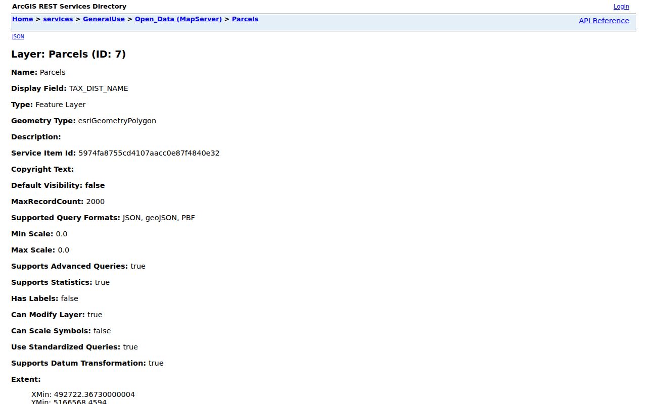 St. Louis County neighbors county parcel-layer schema